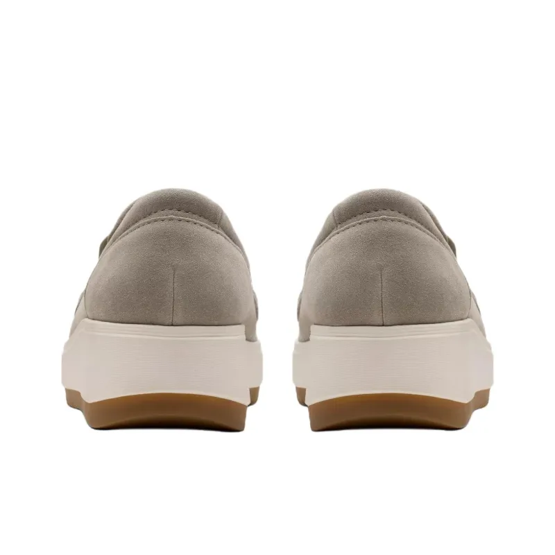 Clarks Zylah May Loafers 5cm Women's Stone Color-4
