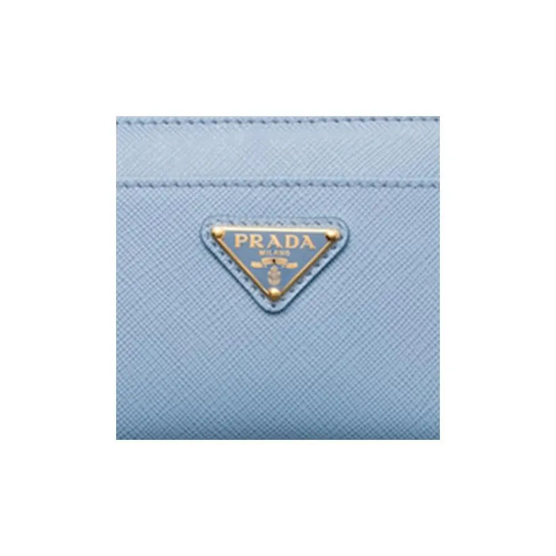 PRADA Saffiano Cow Leather Key Pouch Women's Star Realm-3