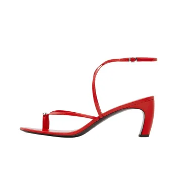 TORY BURCH Pierced One Strap Sandals 6.5cm Women's Red