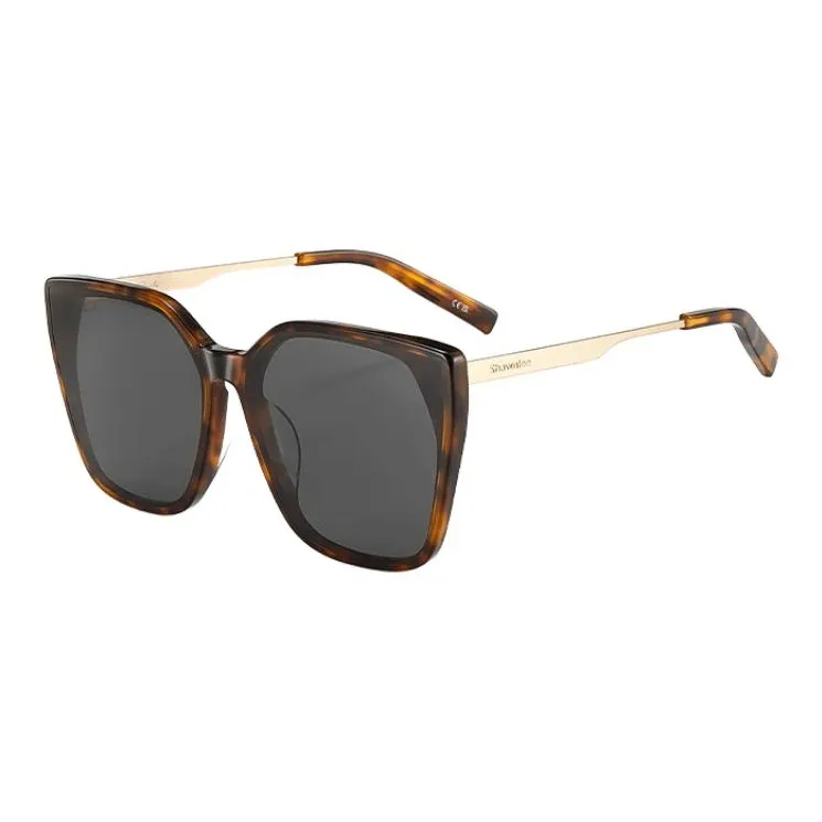 SHAWN LEE Plate Frame Irregular Shape Sunglasses Unisex Multicolor-4