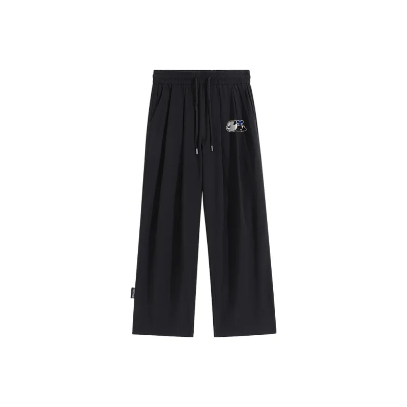 HIPANDA Casual Pants Unisex Black-0