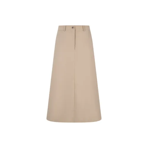 Tommy Hilfiger Casual Long Skirt Women's Khaki