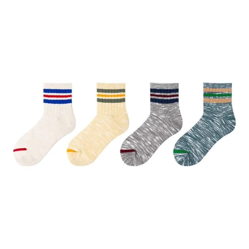 LIANGPU Ankle Socks Men's 4 Pack-3