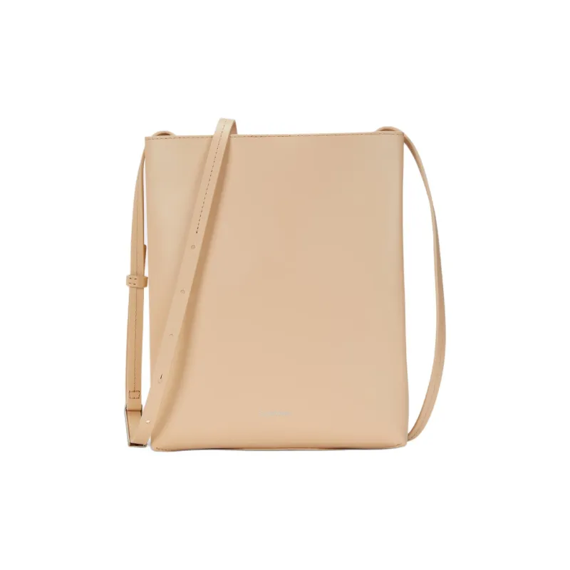 CALVIN KLEIN Leather Crossbody Bag Women's Pink-1