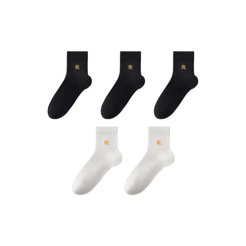 Montagut Mid Calf Socks Men's 5 Pack-12