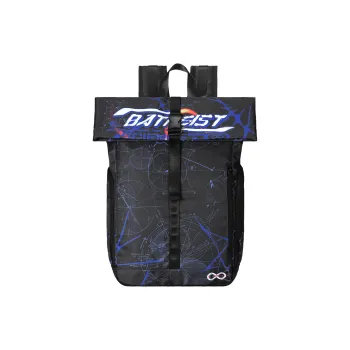 8atheist Polyester Backpack Unisex Black