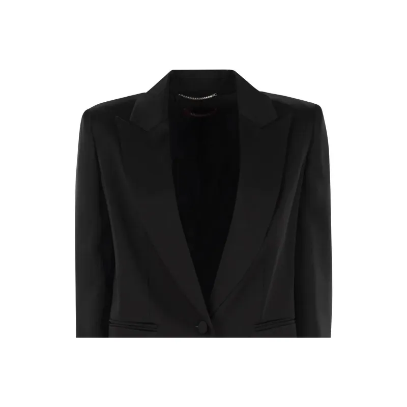 MaxMara Studio Galazia Single Breasted Tailored Blazer-3