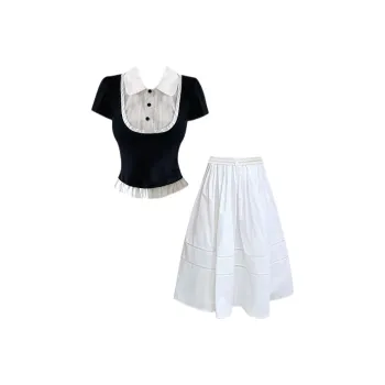 MA JOURNEE Two Piece Skirt Sets Women's