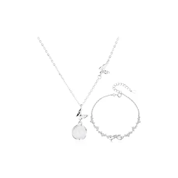 GUDS GAVE Chalcedony Necklaces Women's