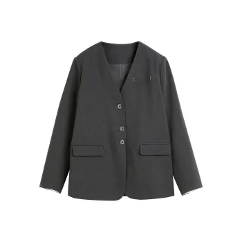 Hang Yi Court Business Suit Women's Dark Gray
