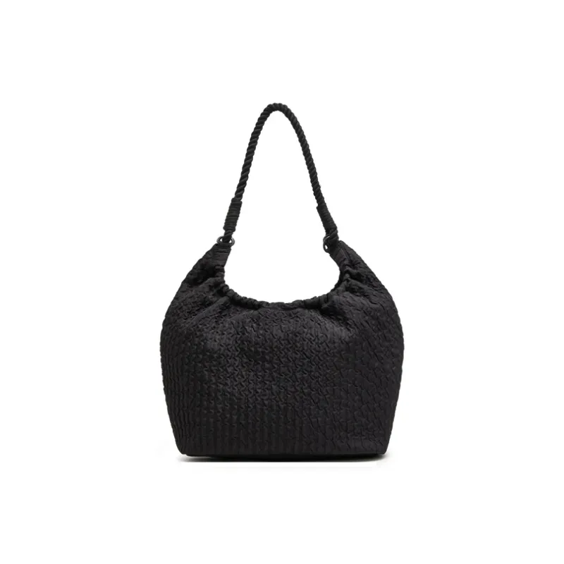 Champion Fabric Shoulder Bag Women's Medium Blue Denim/Silver White/Black-13