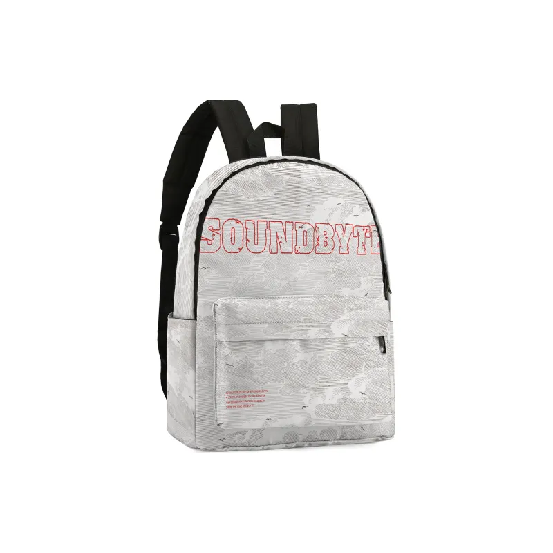 ONRF ×SOUNDBYT Polyester Backpack Laptop Bag Regular Unisex White-11