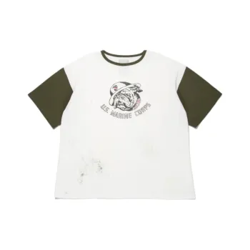 Bowwow SS25 USMC BULLDOG RIBBED SS CS AGING T Shirt Unisex