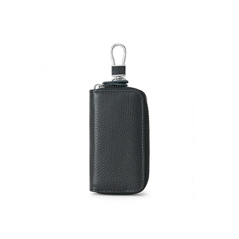 BOSTANTEN Cow Leather Key Pouch Men's Black-1