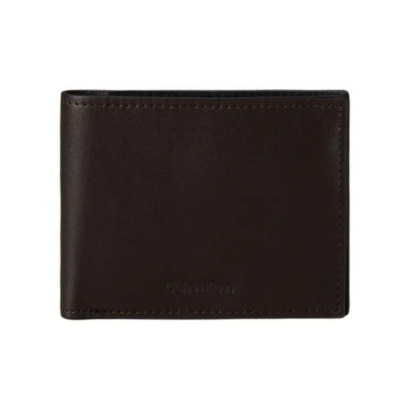 CALVIN KLEIN Cow Leather Wallet Men's Dark Brown-0
