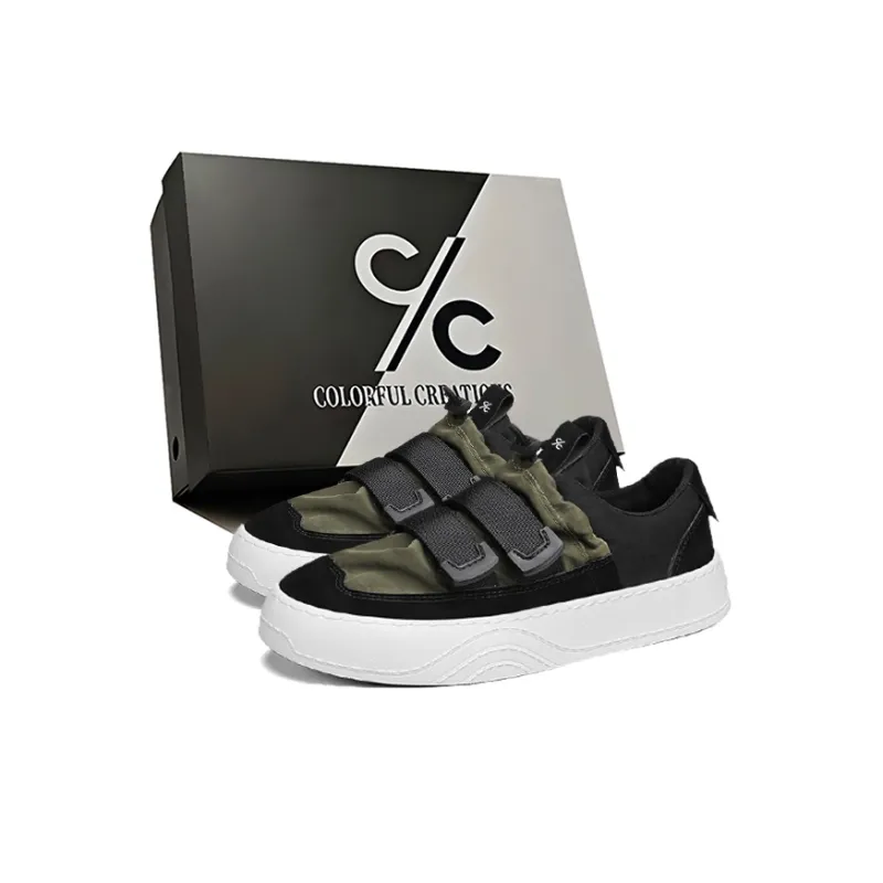 Colorful Creations Slip Resistant, Abrasion Resistant, Lightweight, Breathable Low Top Skateboard Shoes Men's Box-8