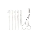[Safety Blade Head]Pure White 5 Pcs+Eyebrow Trimmer[Special Offer]
