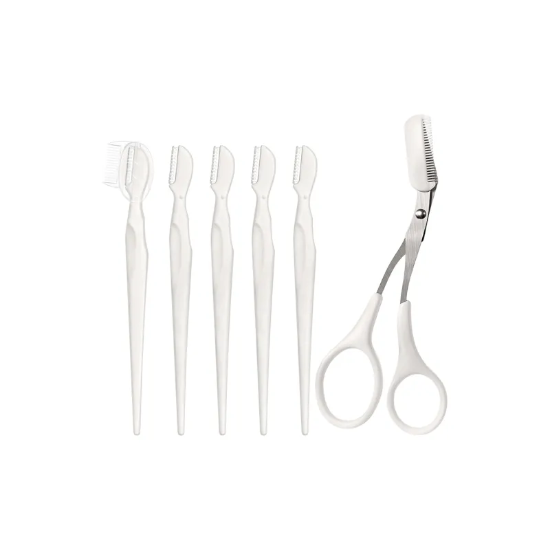 Goodgudi 3 Pcs Set | Small Blade Beginner Eyebrow Razors-9