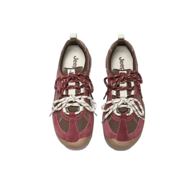Jeep Low Top Training Shoes Women's Red-2