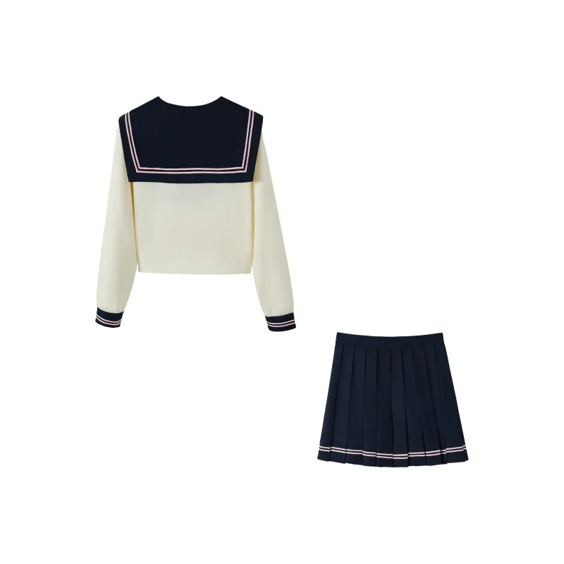 KAZAN Uniforms Women's Long-Sleeved Ecru-1