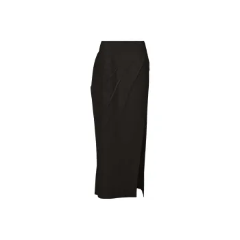 ISSEY MIYAKE Casual Long Skirt Women's Black