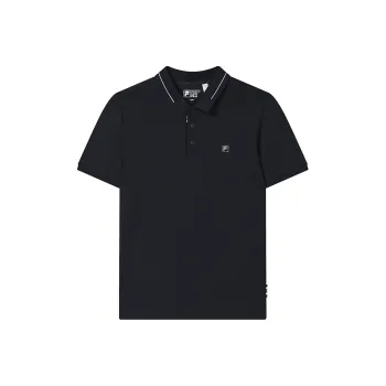 FILA WHITE Polo Shirt Men's Legend Blue NV