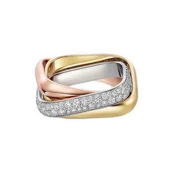CARTIER Diamond Rings Women's Multicolor