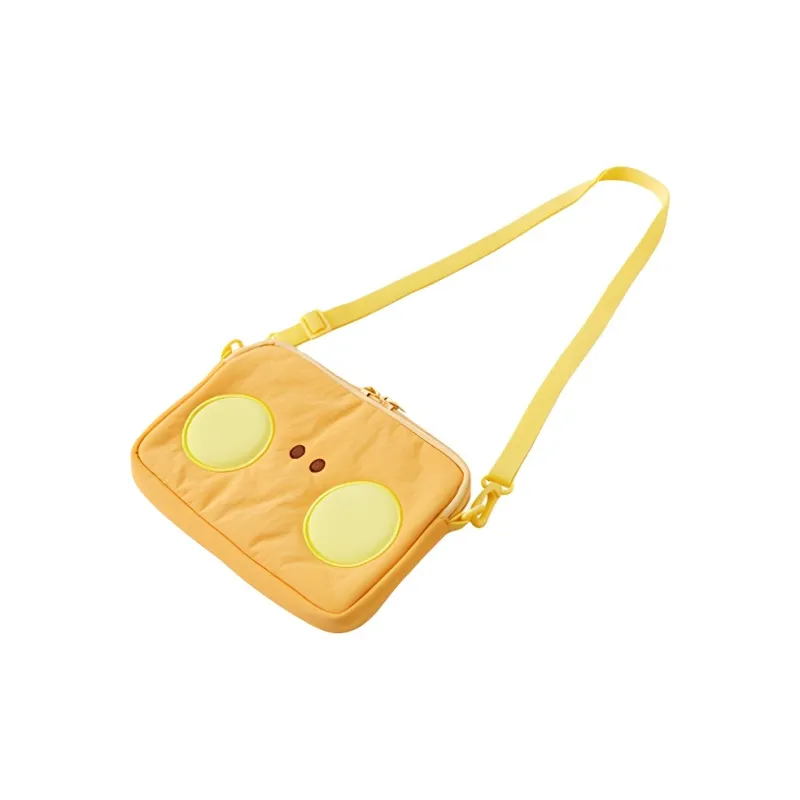 LINE FRIENDS BT21 Nylon Portable Crossbody Bag, Shoulder Bag Regular Unisex Yellow-5