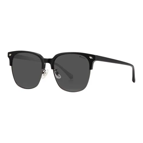 SEROVA Plate And Metal Browline Sunglasses Men's Multicolor