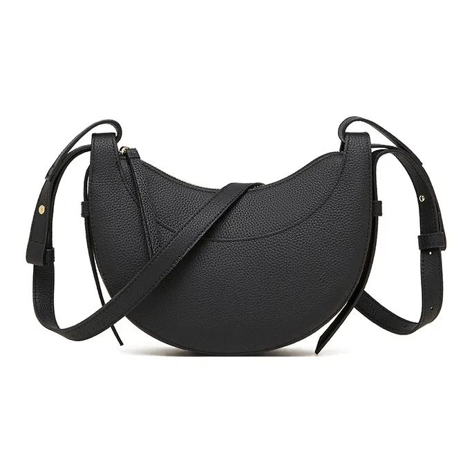 Carnival Keep Cow Leather Shoulder Bag Women's Khaki/Black/Brown-7