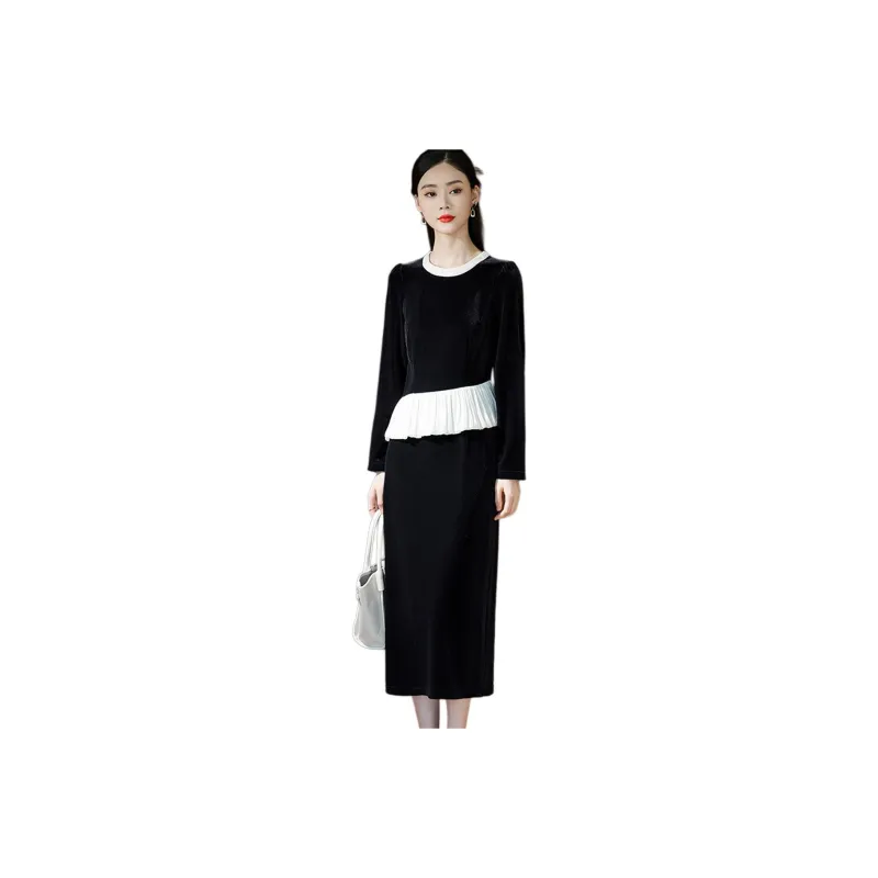 Hang Yi Court Long Sleeved Dress Women's-0