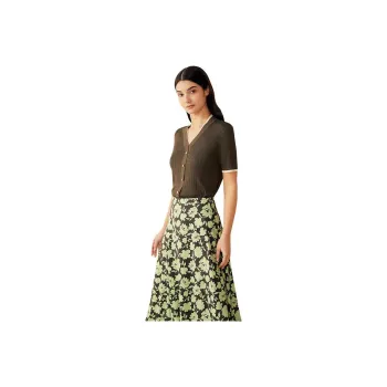Yiner Knitwear Women's Army Green