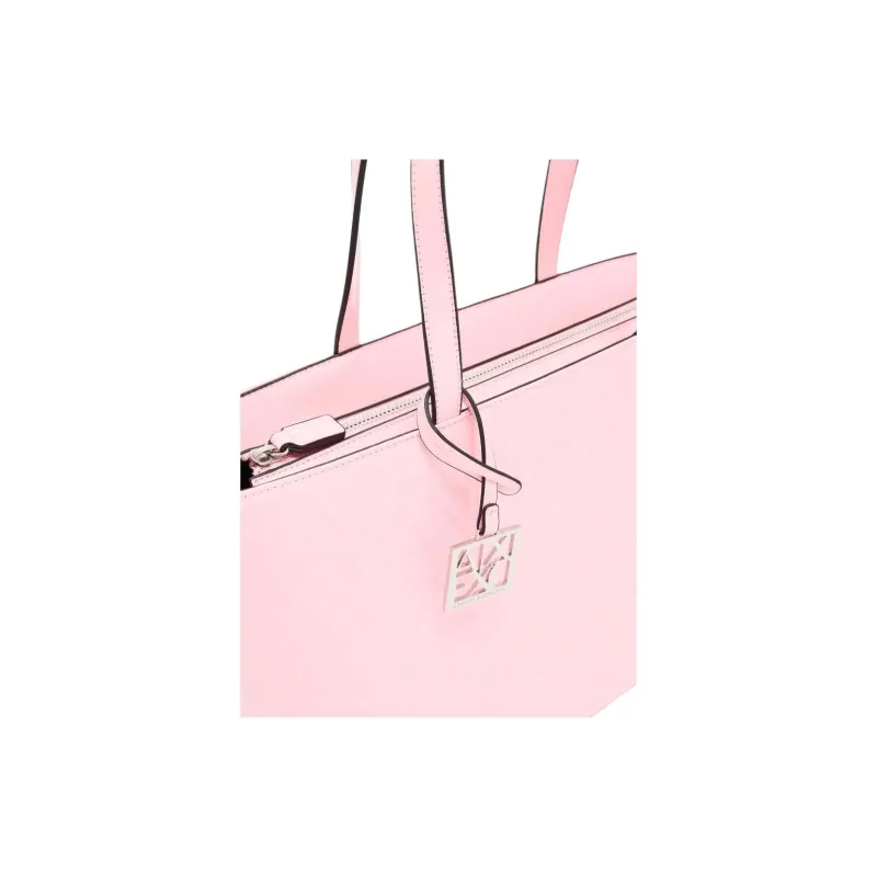 ARMANI EXCHANGEAE Polyester Tote Bag, Shopping Bag, Shoulder Bag, Handbag Women's Pink-4