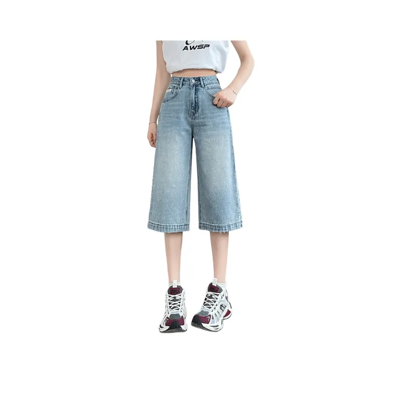 SITOL Denim Shorts Women's Blue-0