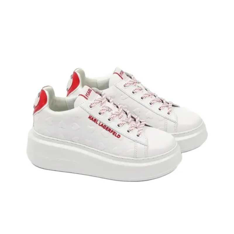 KARL LAGERFELD Anakapri Low Top Casual Shoes Women's White-2