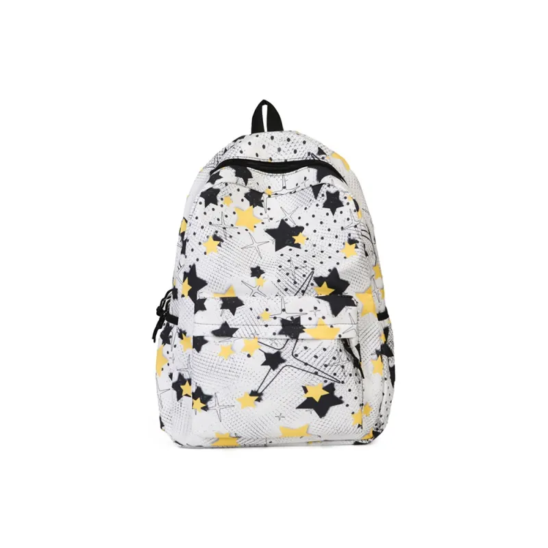 MOK Nylon Backpack Unisex Multicolor-12