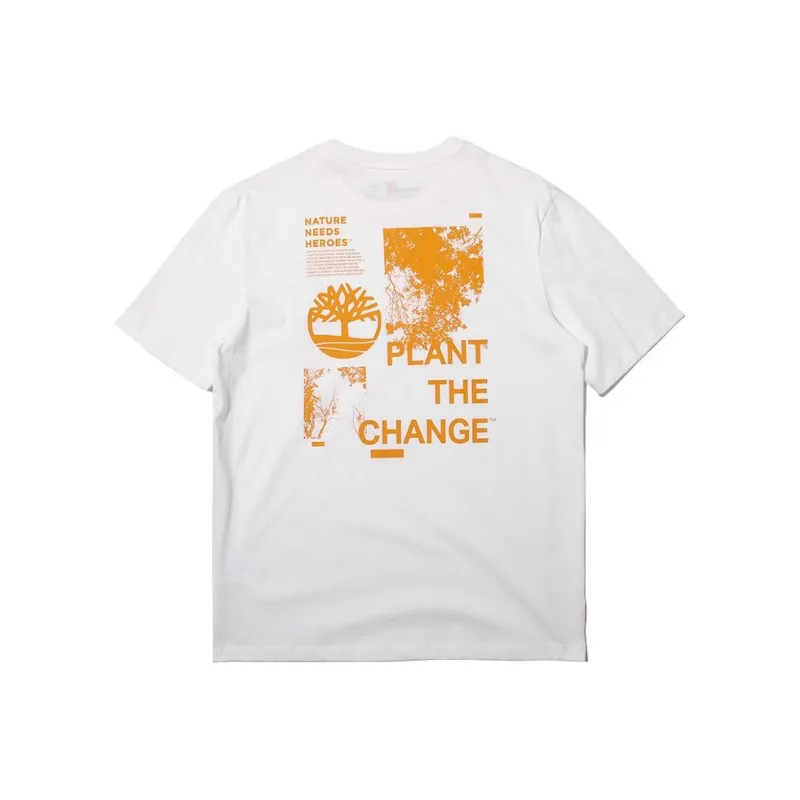 Timberland T Shirts Men White-1
