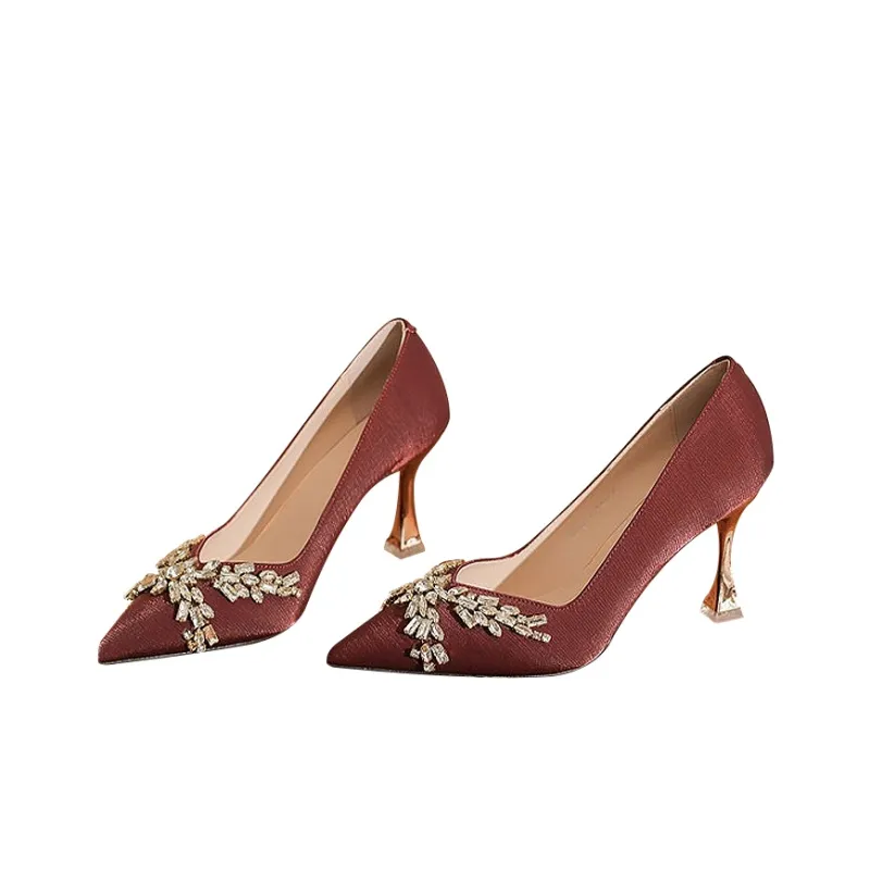 TADSW Chunky Heel High Heels Women's-4