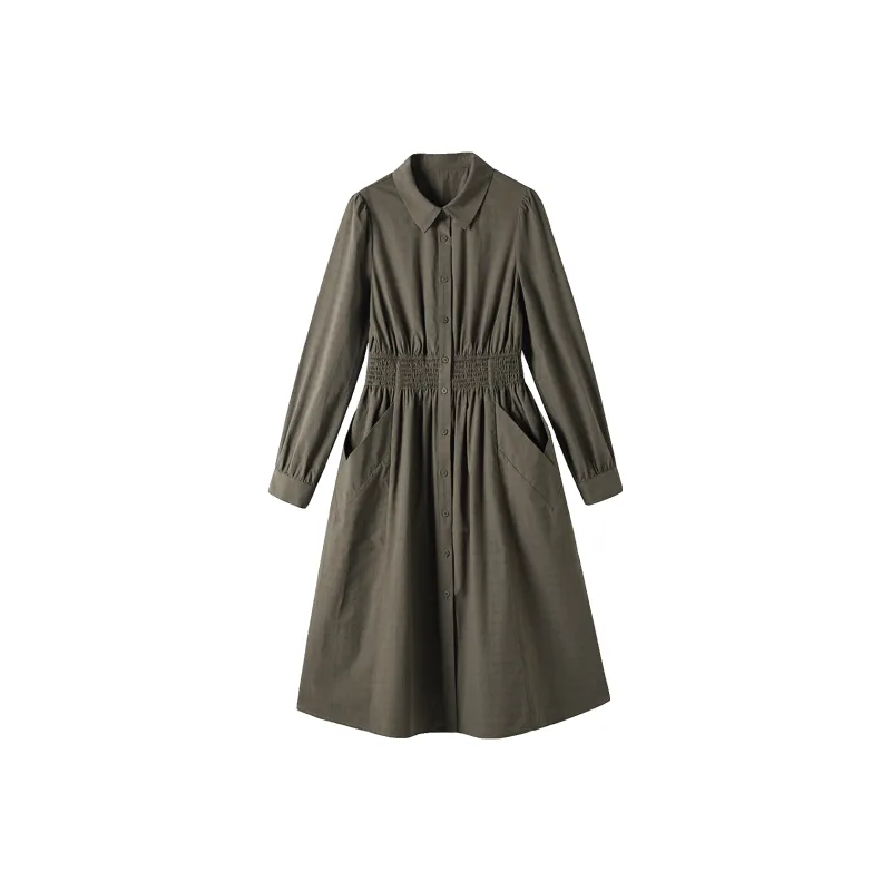 Hang Yi Court Long Sleeved Dress Women's-6