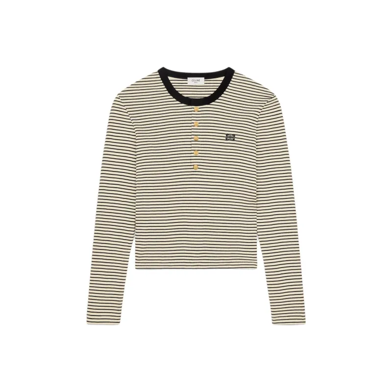 CELINE T Shirts Women's Cream-0