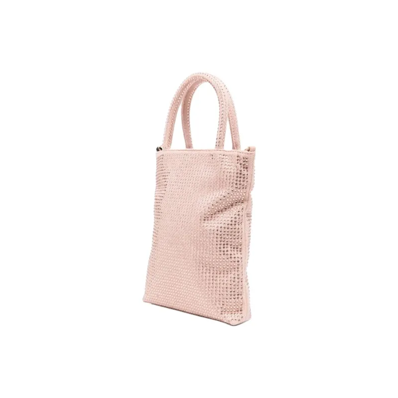 TWINSET MILANO Polyester Tote Bag, Shopping Bag, Handbag Mini Women's Peach-1