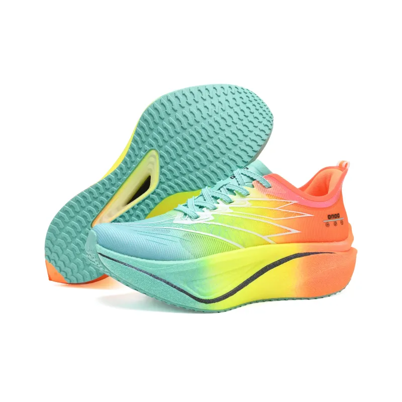 ONOD Low Top Running Shoes Unisex Dazzling Color Cyan-4