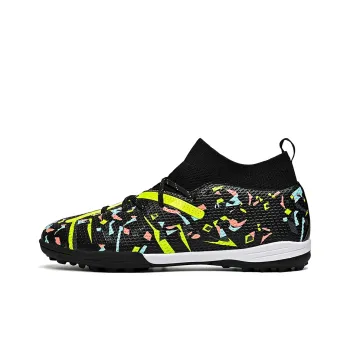 Sportful Soccer Shoes Men Low Top White Orange Broken Studs/Purple Broken Studs/Black Green Broken Studs