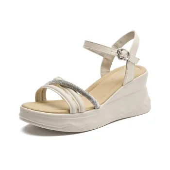 Spider King One Strap Sandals Women's Ecru