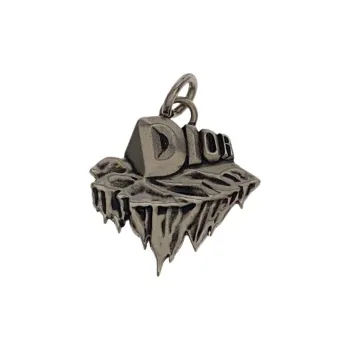 DIOR 925 Sterling Silver Pendants Men's Black