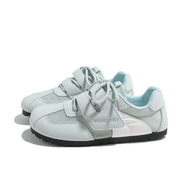 HUANQIU Lightweight Breathable Height Increasing Low Top Skateboard Shoes Women's-1