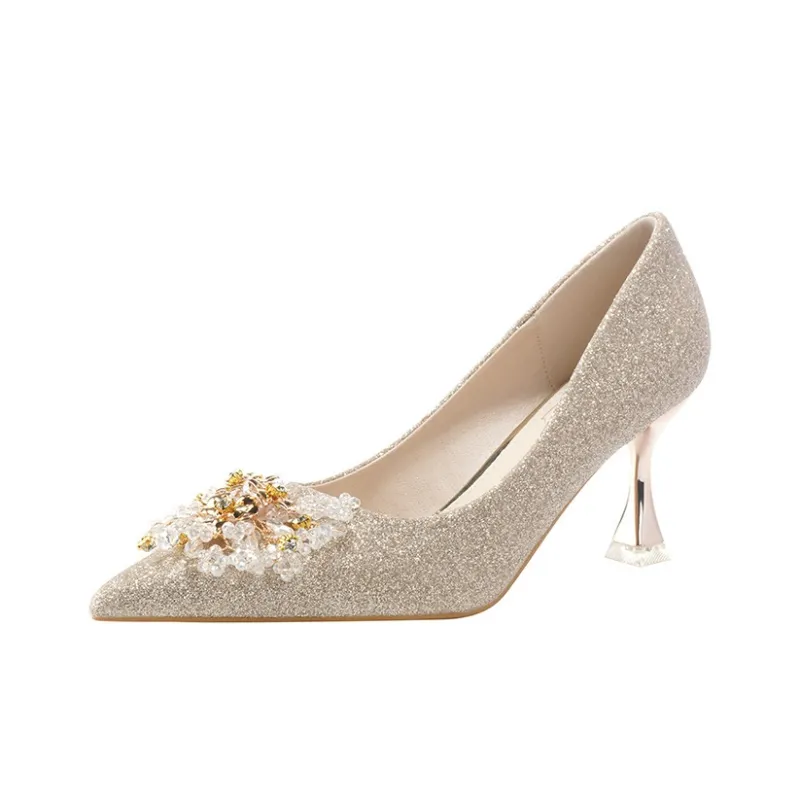 MABEL&CO High Heels Women's Champagne-0