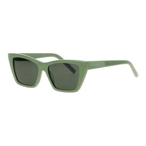 SAINT LAURENT Acetate Butterfly Sunglasses Women's Green