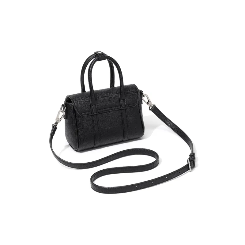 CinvaiKrose Synthetic Leather Shoulder Bag, Crossbody Bag, Mom Handbag Trumpets Women's Gray/Black-8