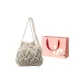 Beige+Shopping Bag